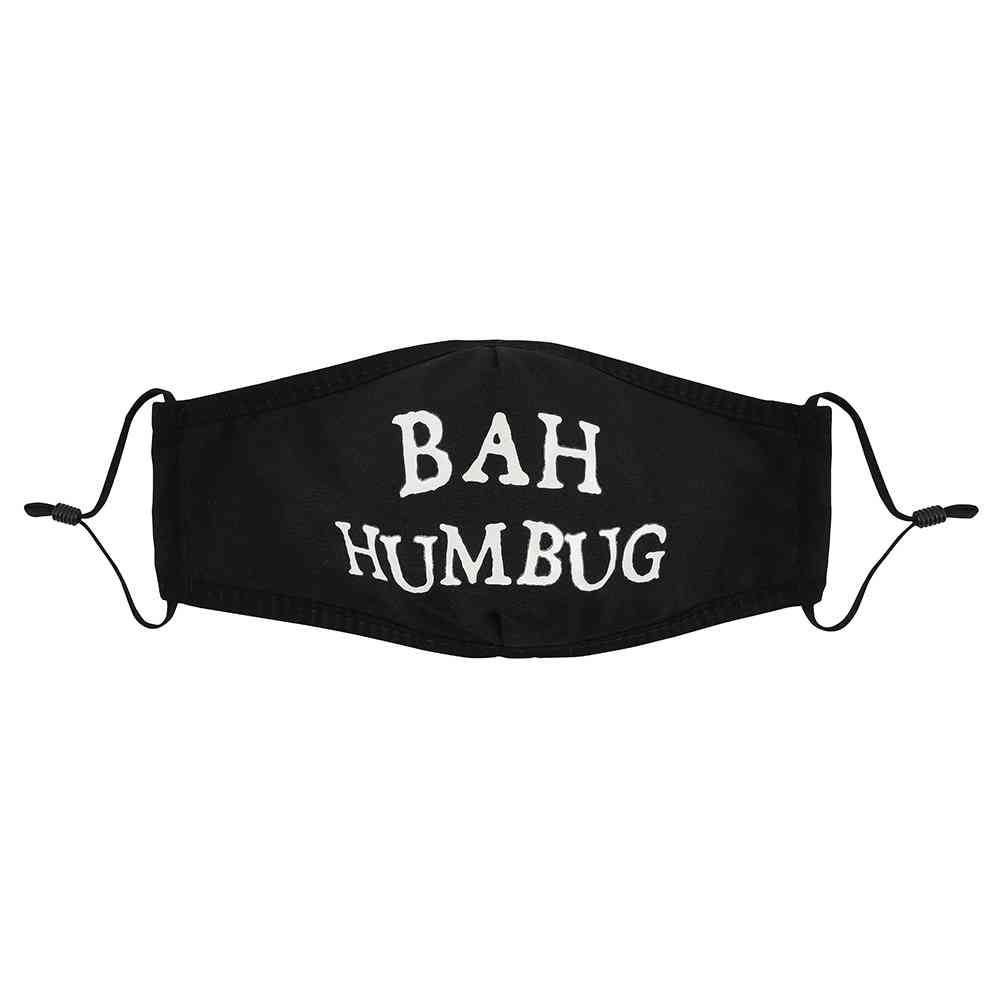 Something Different - Black Bah Humbug Masque - Masque de protection - Noir/Blanc